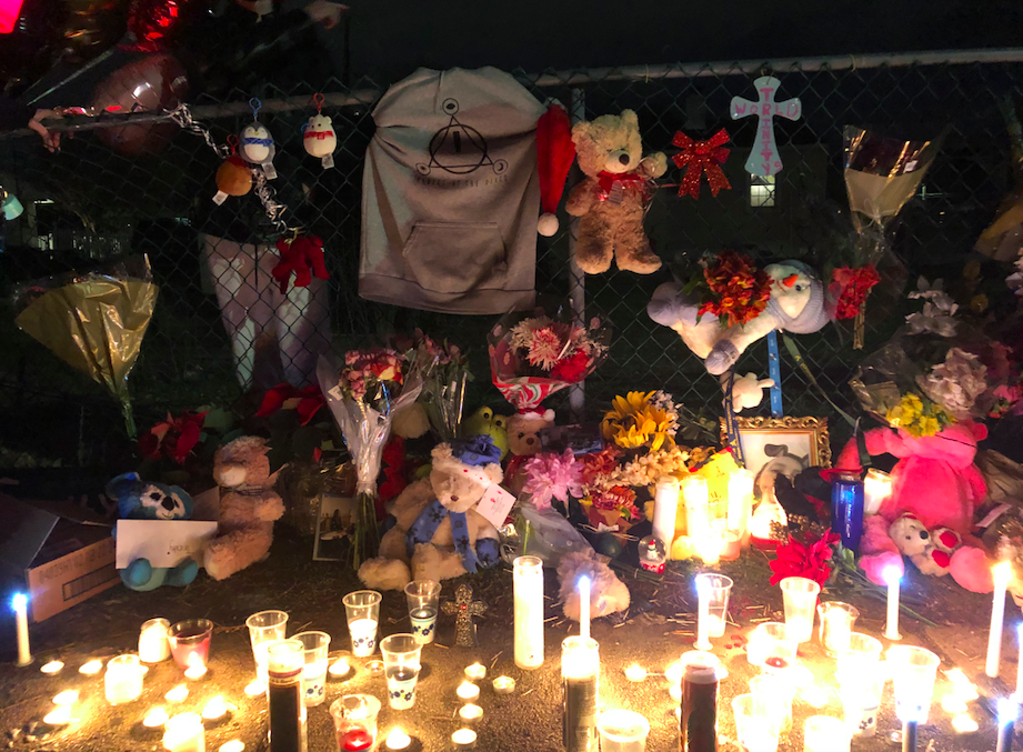Sidewalk memorial